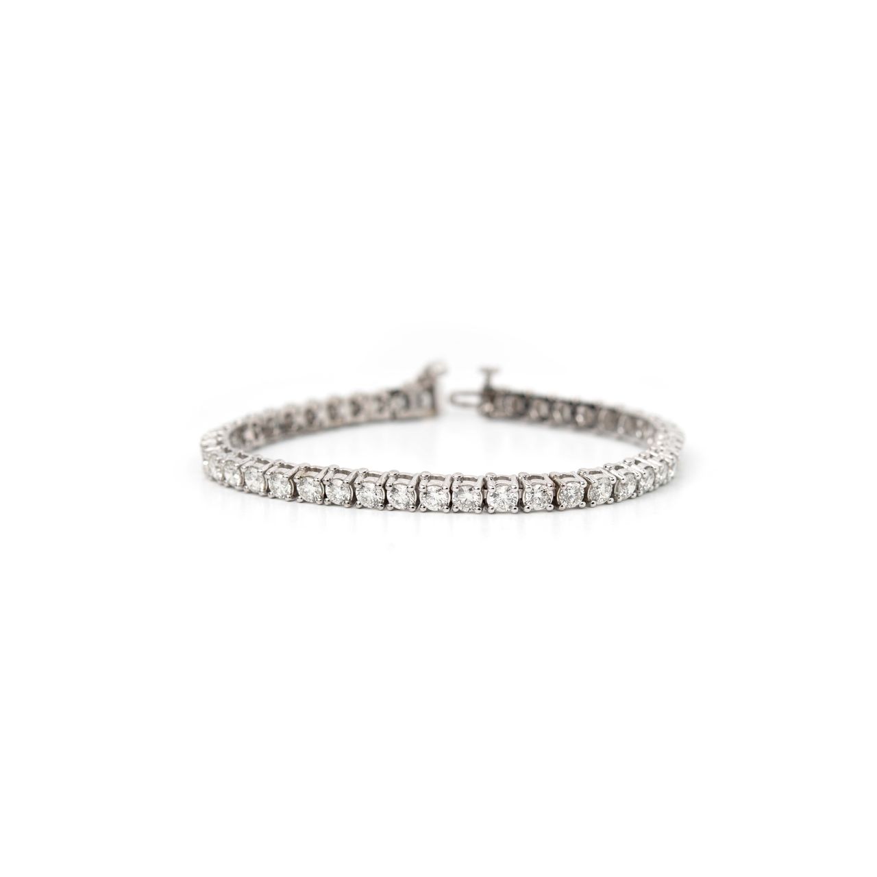 8 ct 14K White Gold Tennis Bracelet