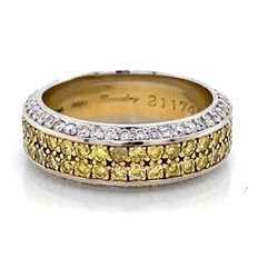 Fancy Yellow Diamond Eternity Band