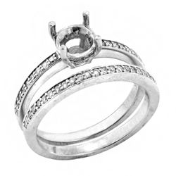 Diamond Semi-Mount Ring Set