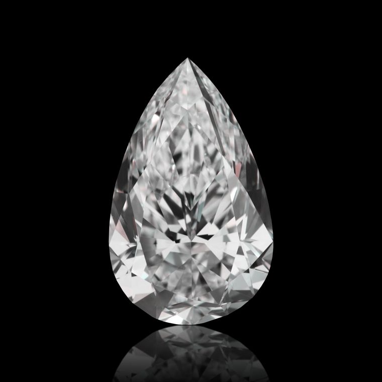 Pear 1.00ct D VS1