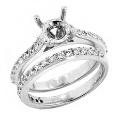 Diamond Semi-Mount Ring Set