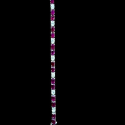 24 CTS 3.47CTS DMS.WH. 7PCS, 20.19CTS RUBY 16PCS, 14K W.G 13.20GMS