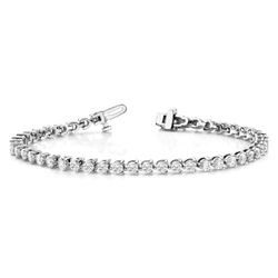 7.25' Tennis bracelet with 3-prong set (35) round diamonds.  D11.14ct.t.w.