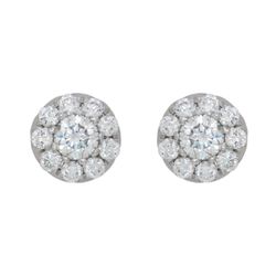 Halo Diamond Studs