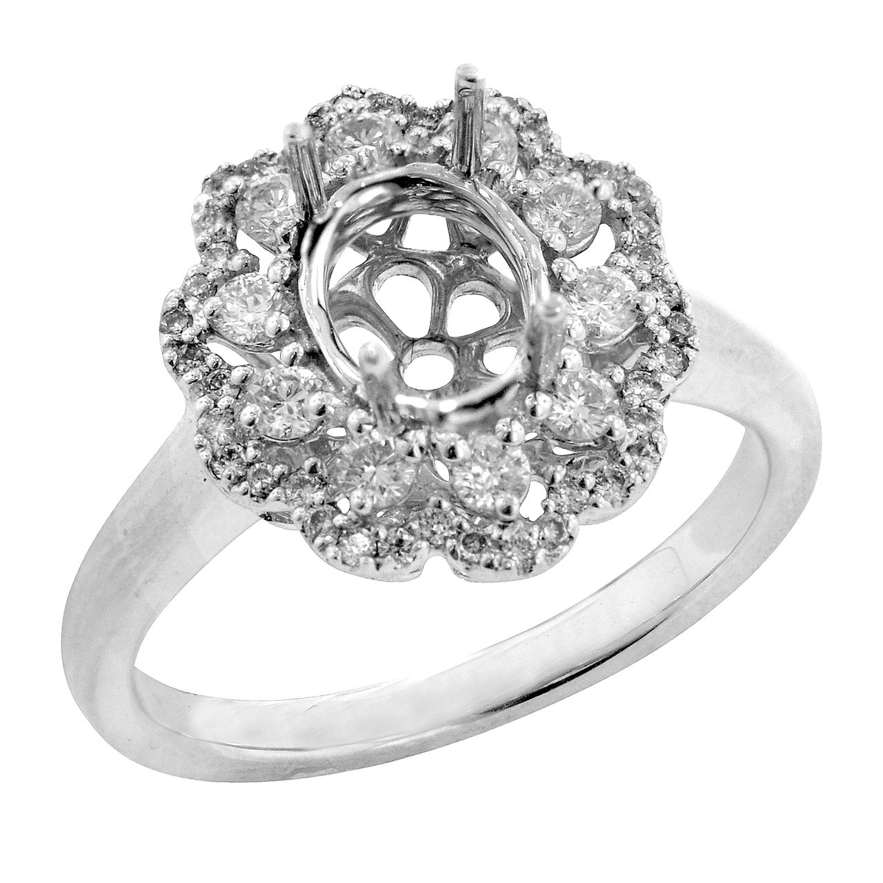 Diamond Semi-Mount Ring