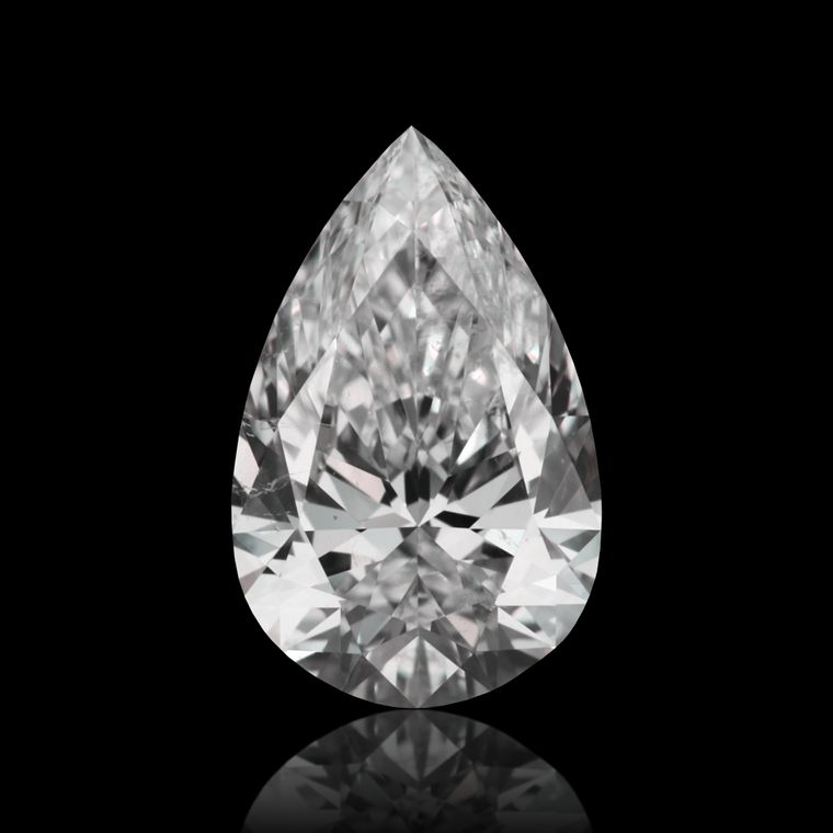 Pear 0.75ct D SI2