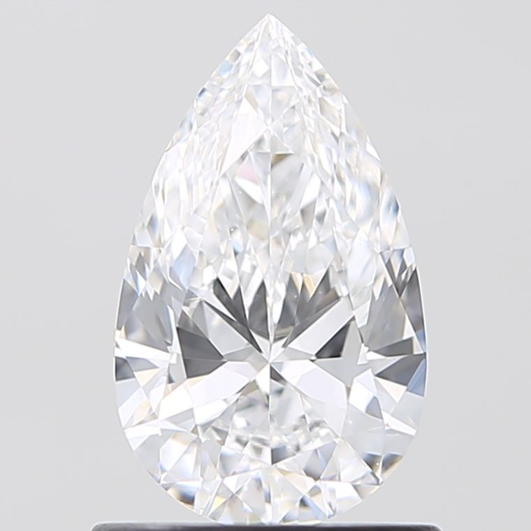 Pear 0.90ct D VS2