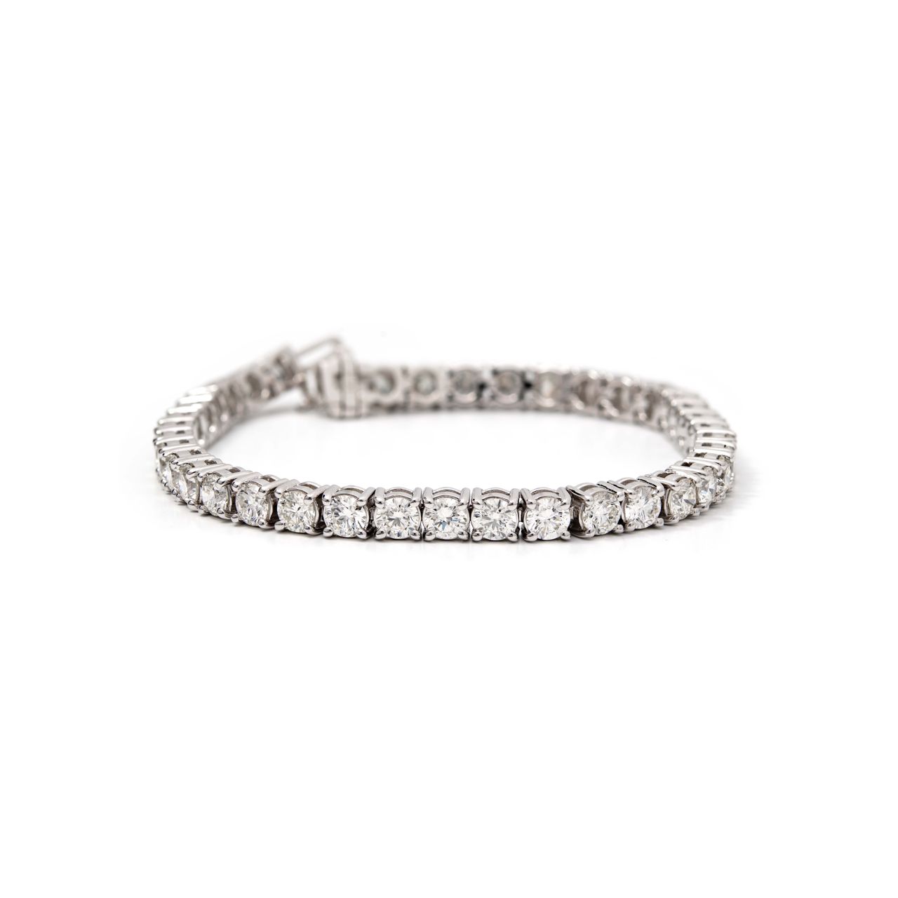 10 ct 14K White Gold Tennis Bracelet