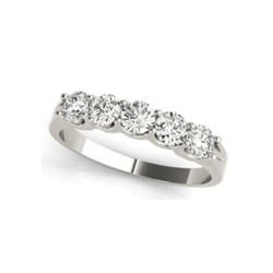 1.40ctw 5 Stone Round Ring