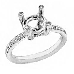 Diamond Semi-Mount Ring