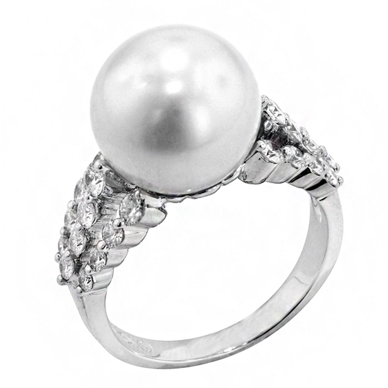 Pearl and Diamond Ring