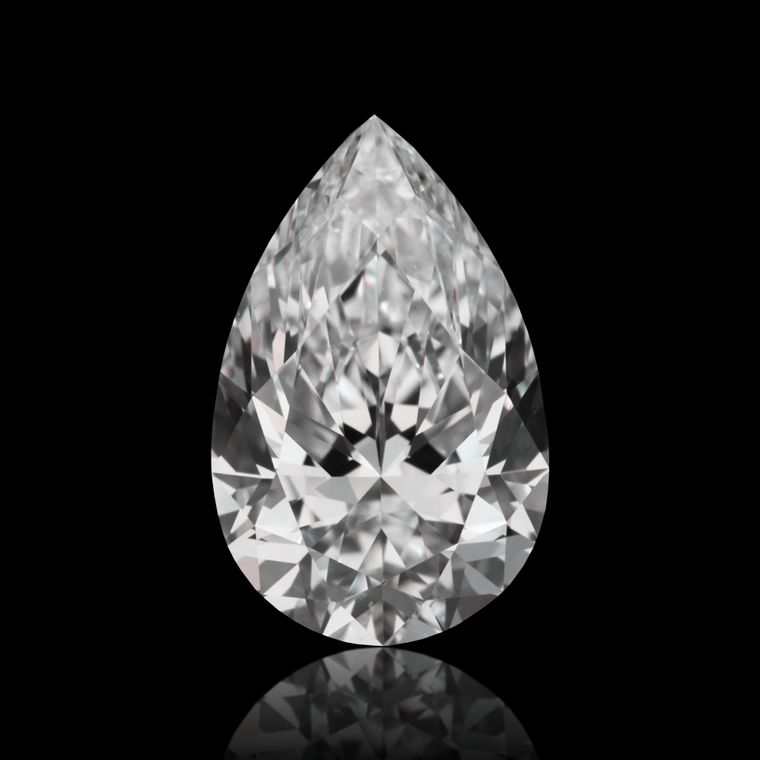 Pear 0.71ct D VS2