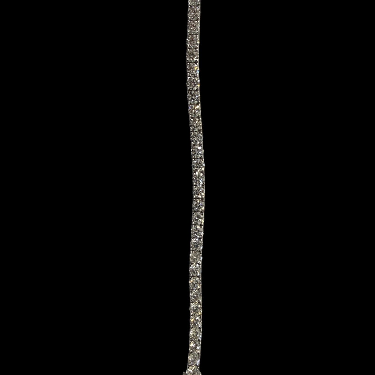 18K WG TENNIS BRACELET, 18.18 CTS