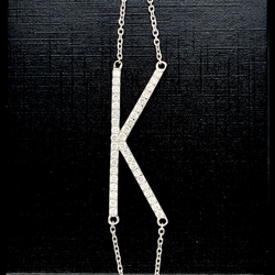 Diamond Initial Bracelet F+ VS1+