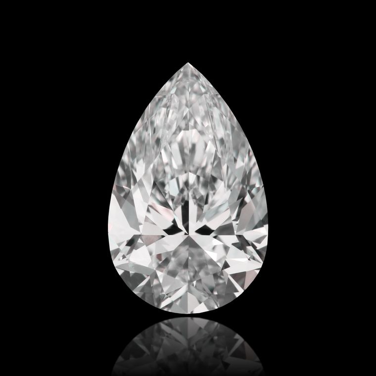 Pear 0.70ct H VVS2