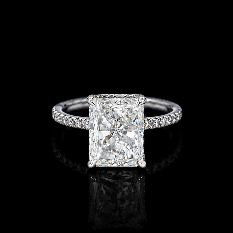 Radiant 3.00ct J SI2