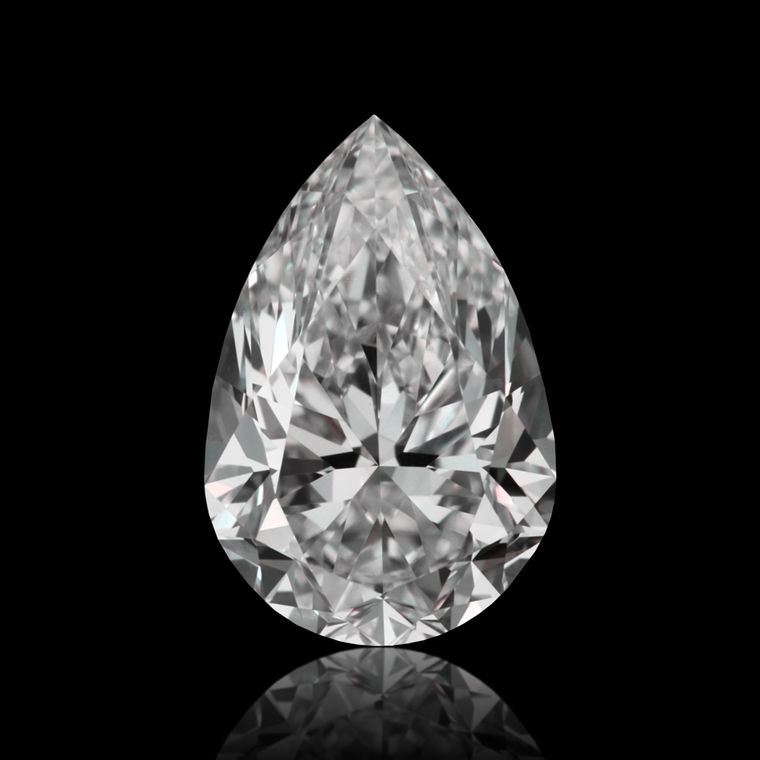 Pear 0.71ct D VS1