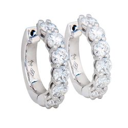 Diamond Hoop Earrings