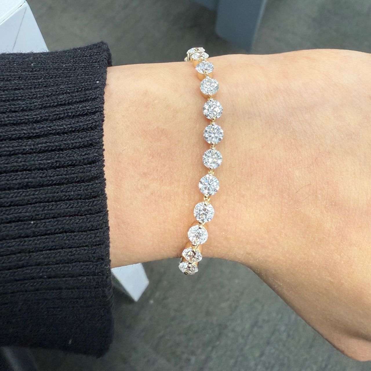Flow Yellow Diamond Bracelet