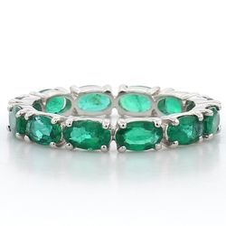 Emerald Eternity Band