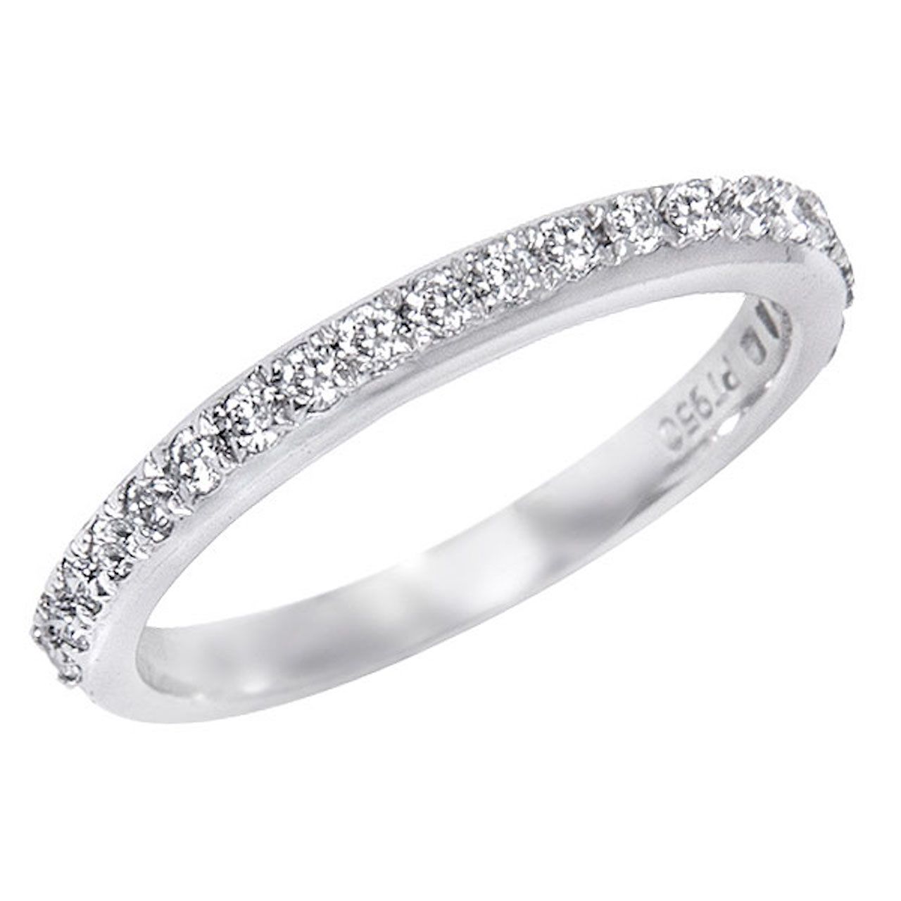 Diamond Pave Wedding Band