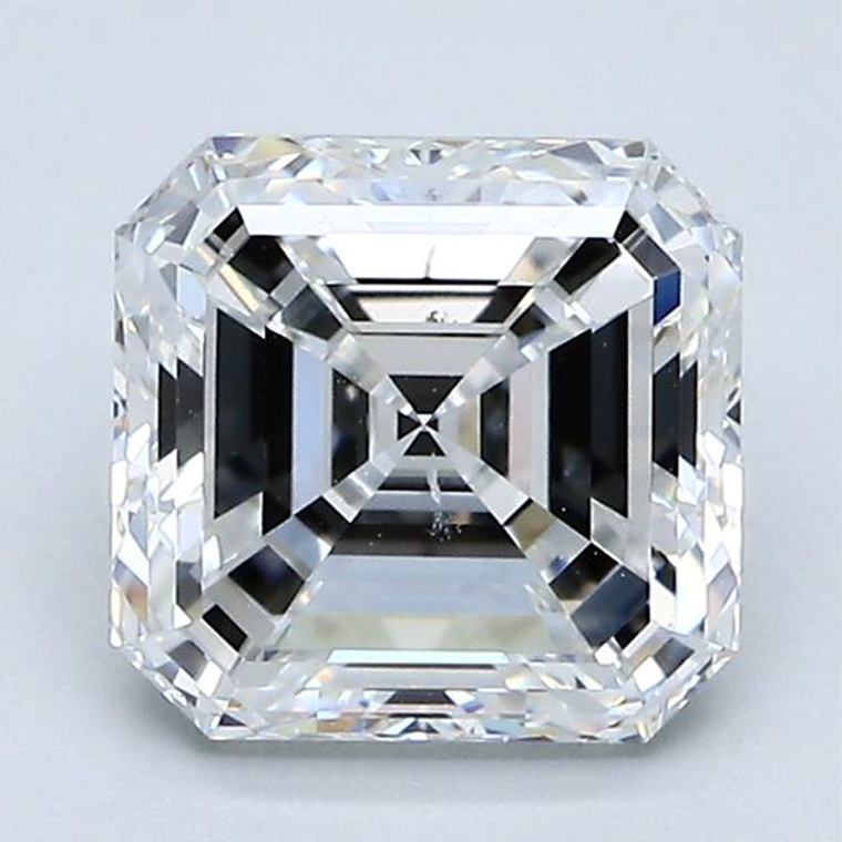 Asscher 2.01ct F SI1