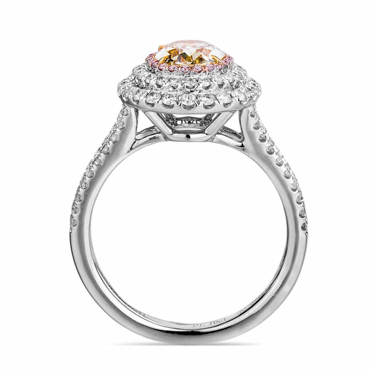 18KWG Oval Shape Ring