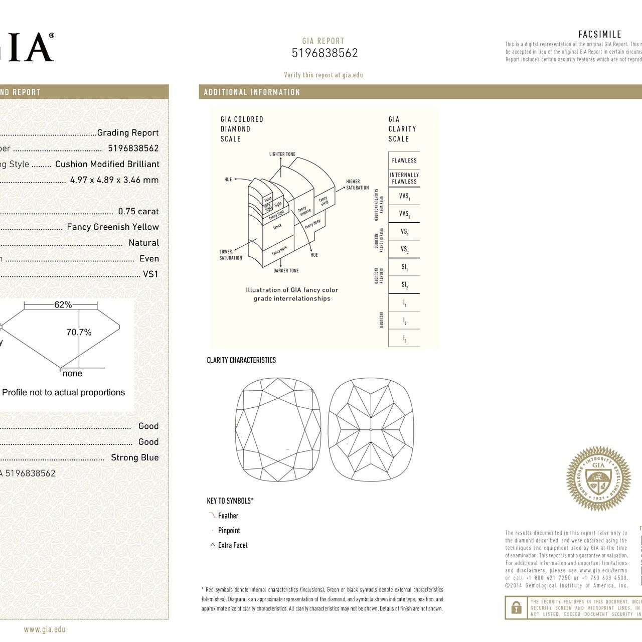 18KWG Cushion Shape Double Halo Ring