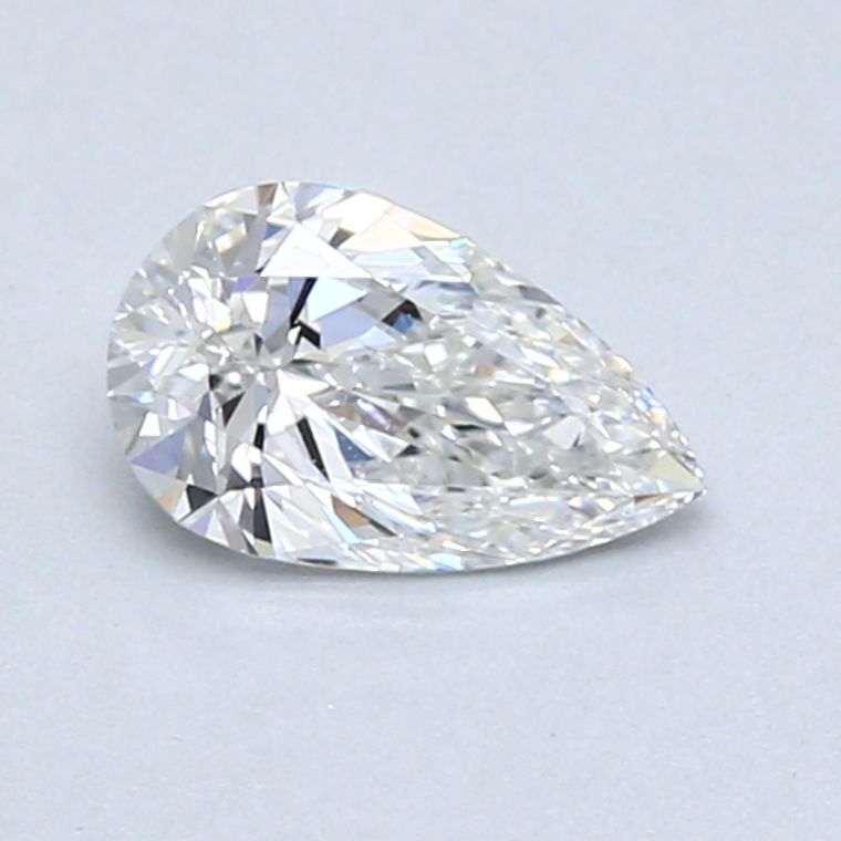 Pear 0.62ct F SI1