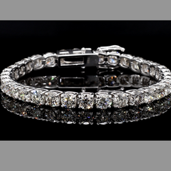 TNCWB213 NATURAL DIAMOND TENNIS BRACELET 4.68 CARATS 18KWG 10.53 GMS