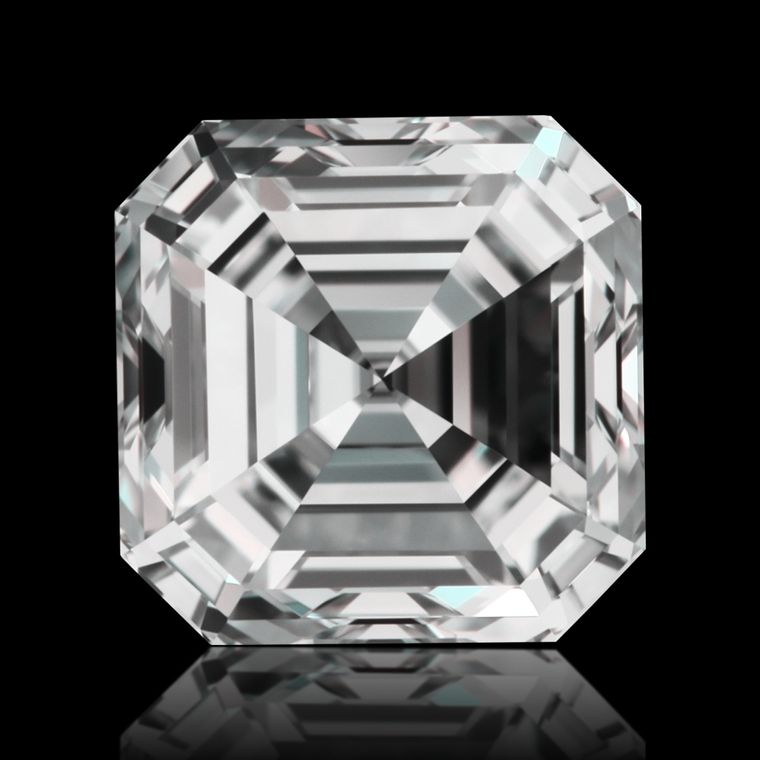 Asscher 1.01ct J VVS2