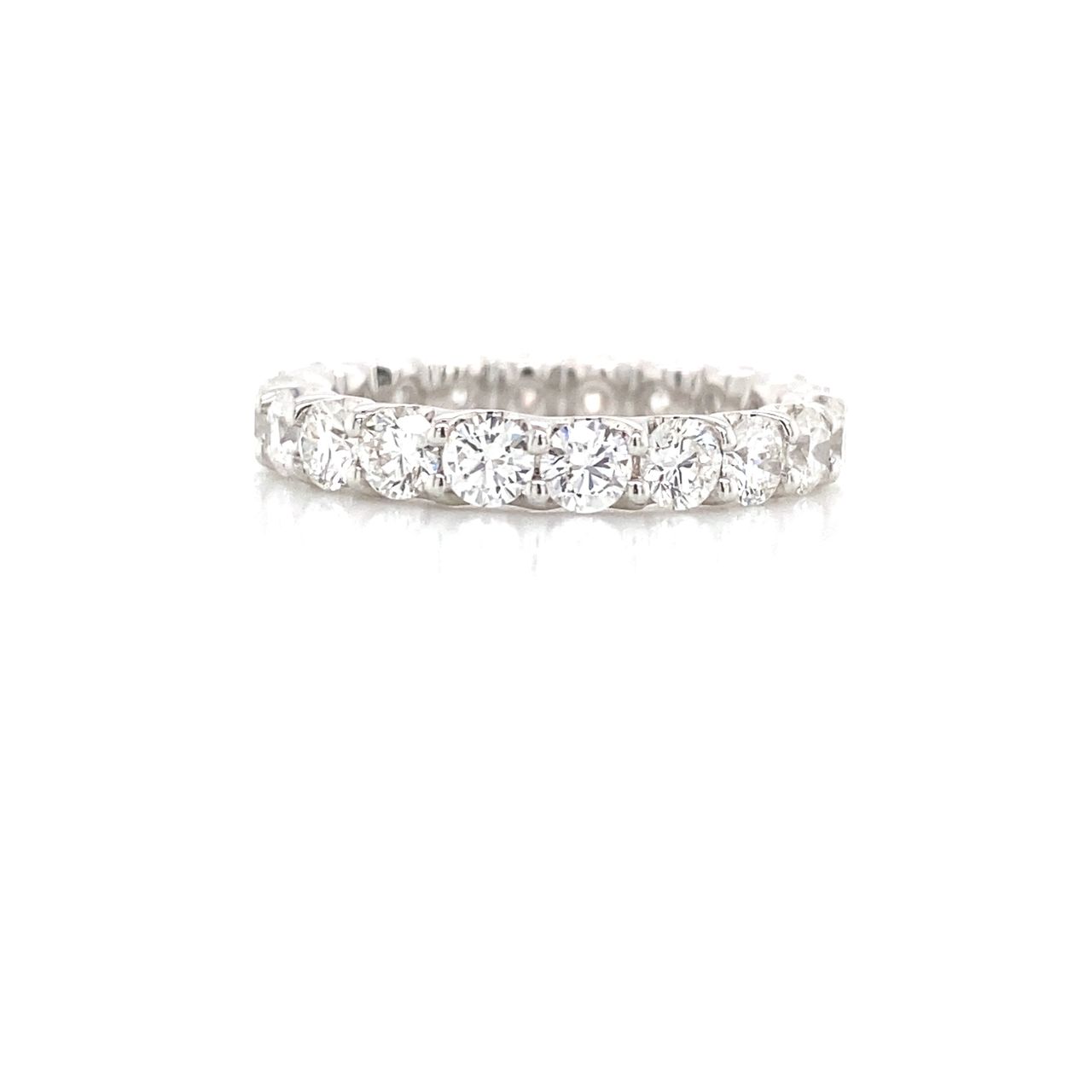 Round Diamond Eternity Band