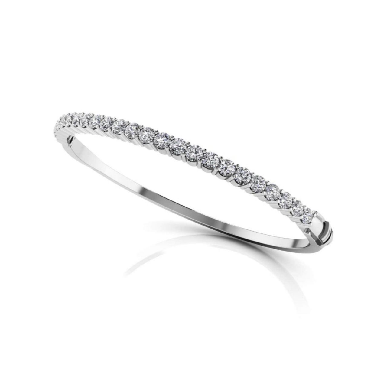 2ctw Diamond Bangle Bracelet