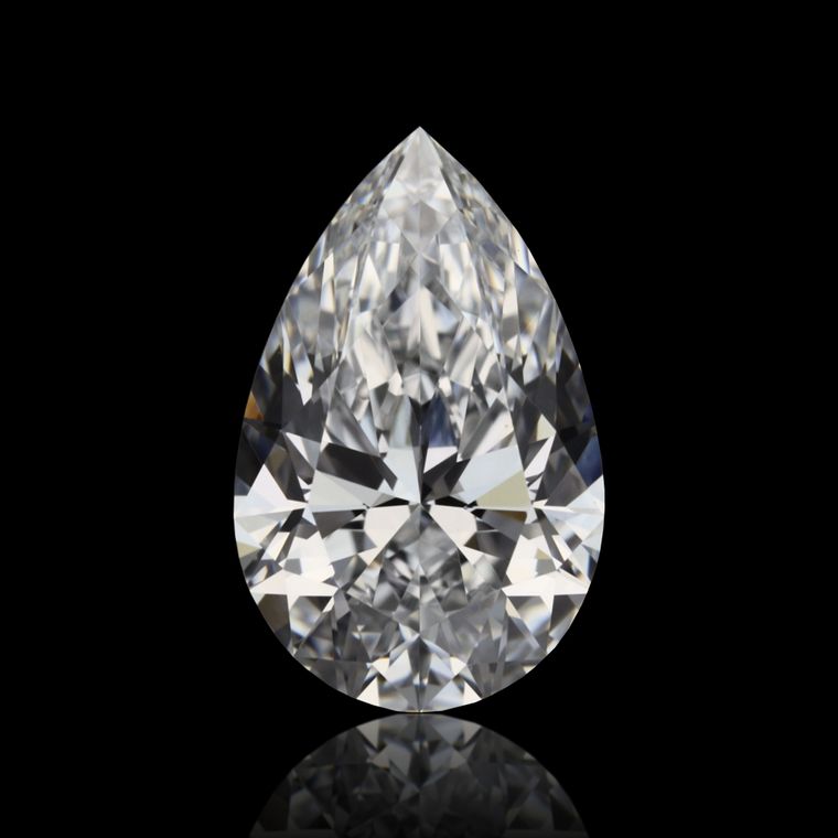 Pear 0.72ct D IF