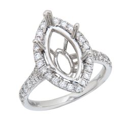 Marquise Diamond Semi-Mount