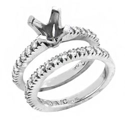 Diamond Semi-Mount Ring Set