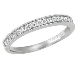 Diamond Pave Wedding Band