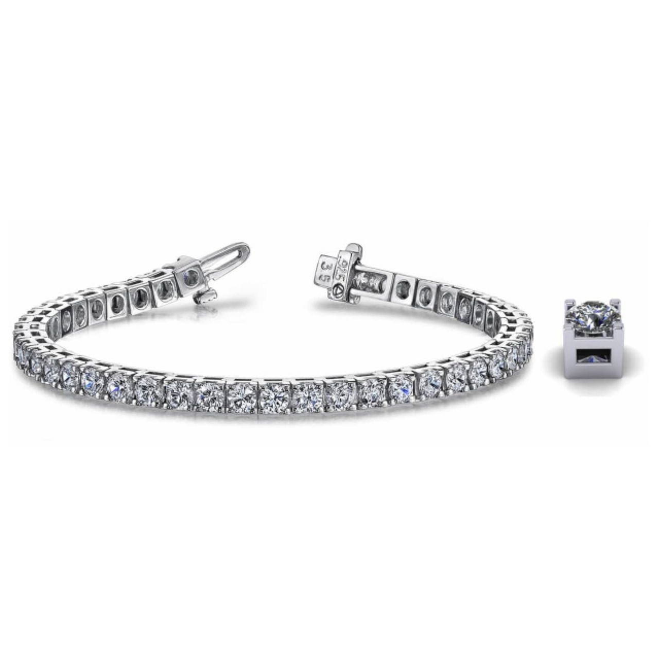 15ctw Diamond Tennis Bracelet