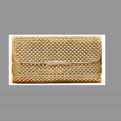 18K DIAMOND AND GOLD PURSE