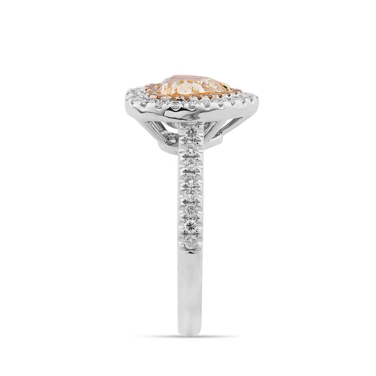 18KWG Heart Shape Ring 1.31ct Diamond