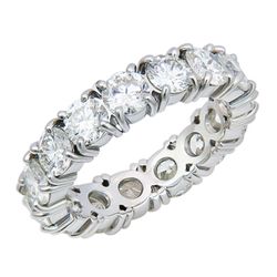 Round Diamond Enternity Band