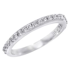 Diamond Pave Wedding Band