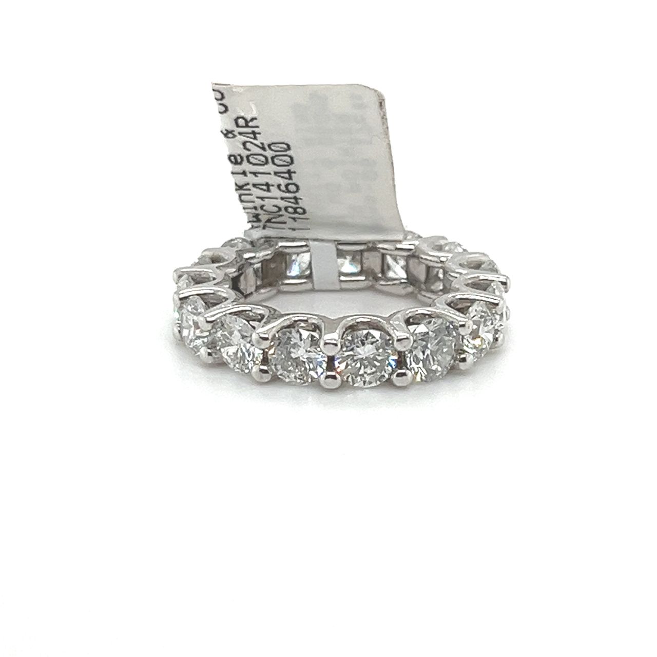 14K WHITE GOLD 6.06GMS AND 6.17CTS NATURAL DIAMOND (RING)
