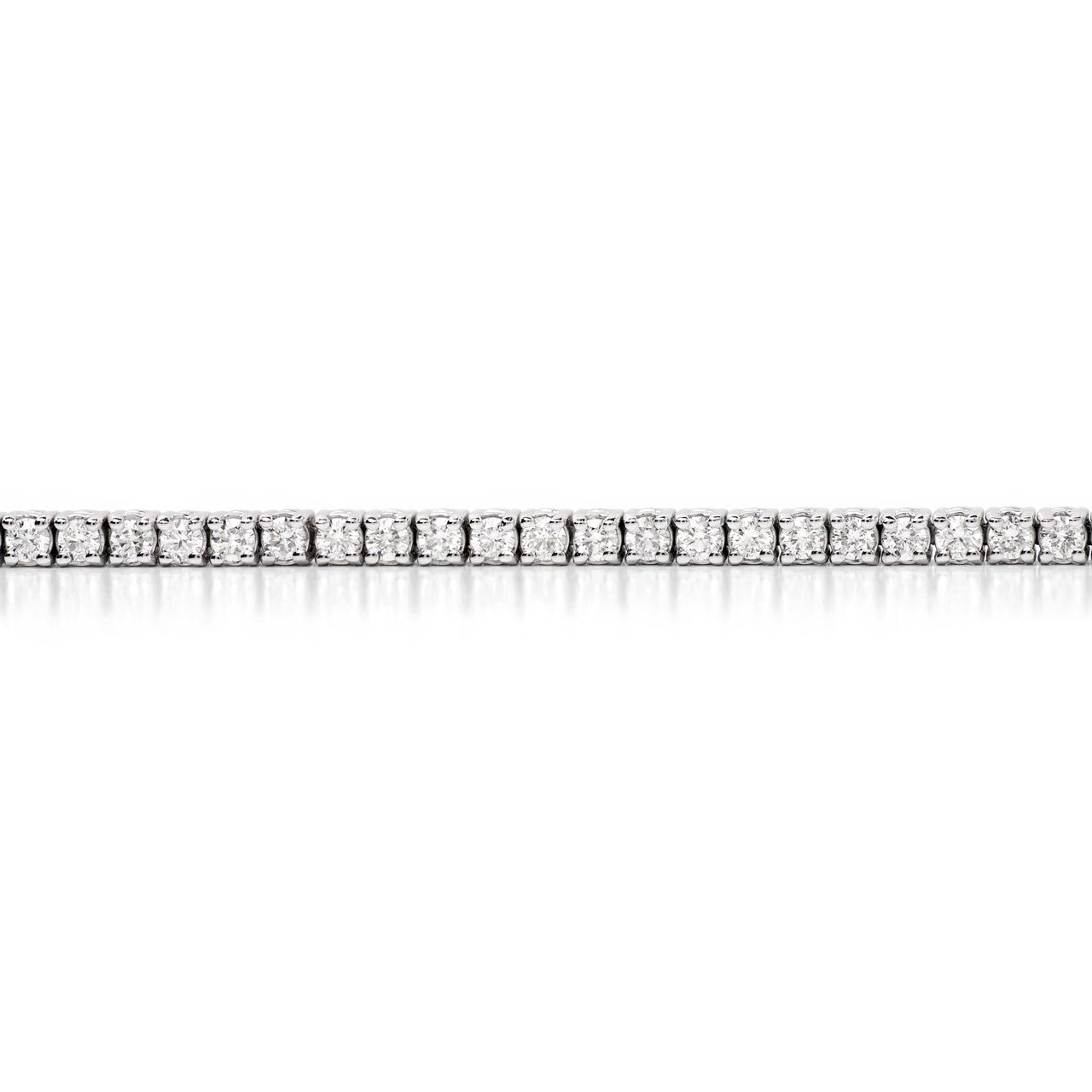 2ct 14K White Gold Tennis Bracelet