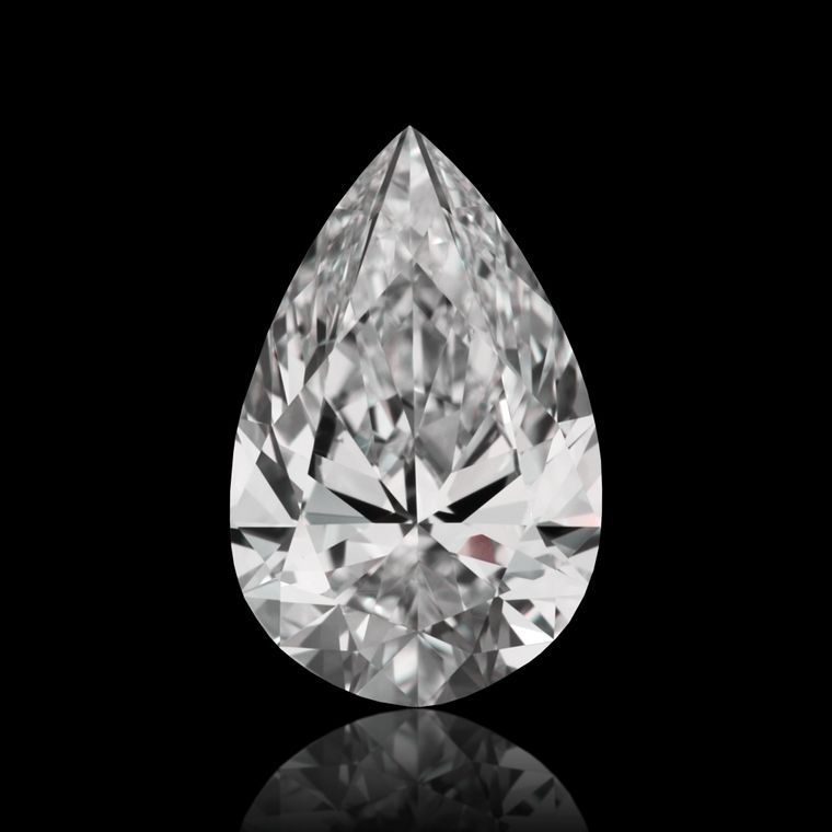 Pear 0.70ct D VS1
