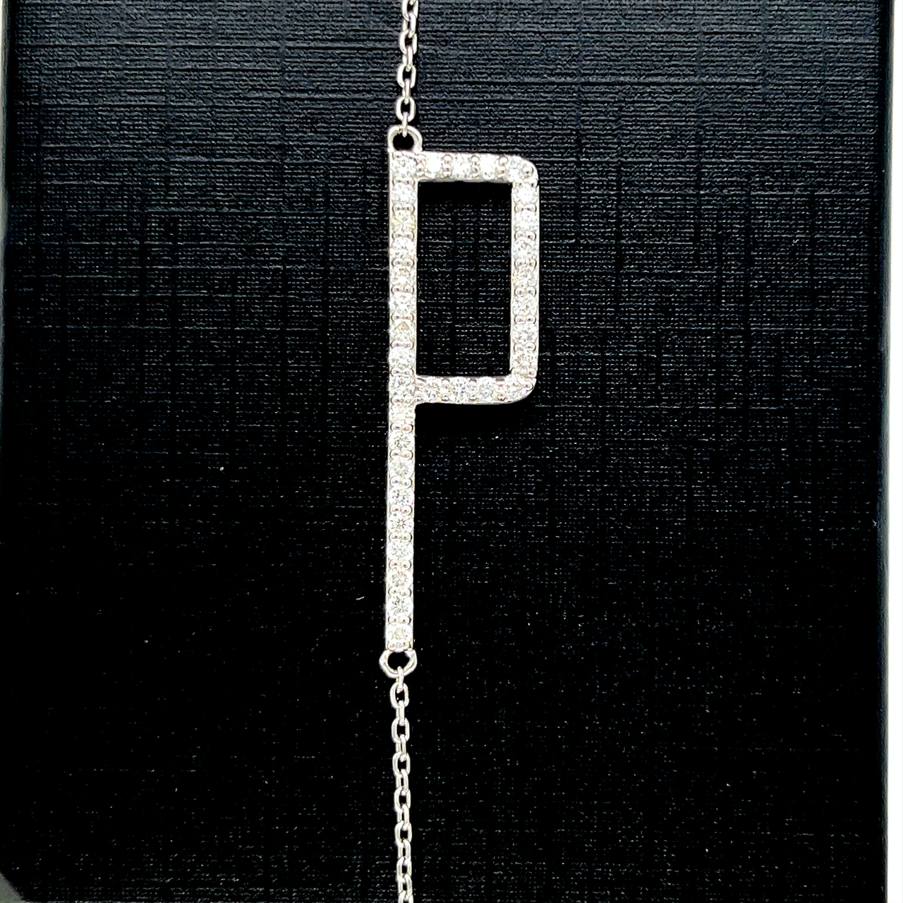 Diamond Initial Bracelet F+ VS1+ 