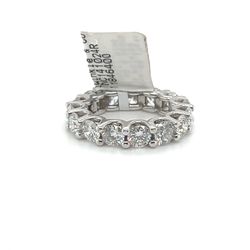 14K WHITE GOLD 6.06GMS AND 6.17CTS NATURAL DIAMOND (RING)