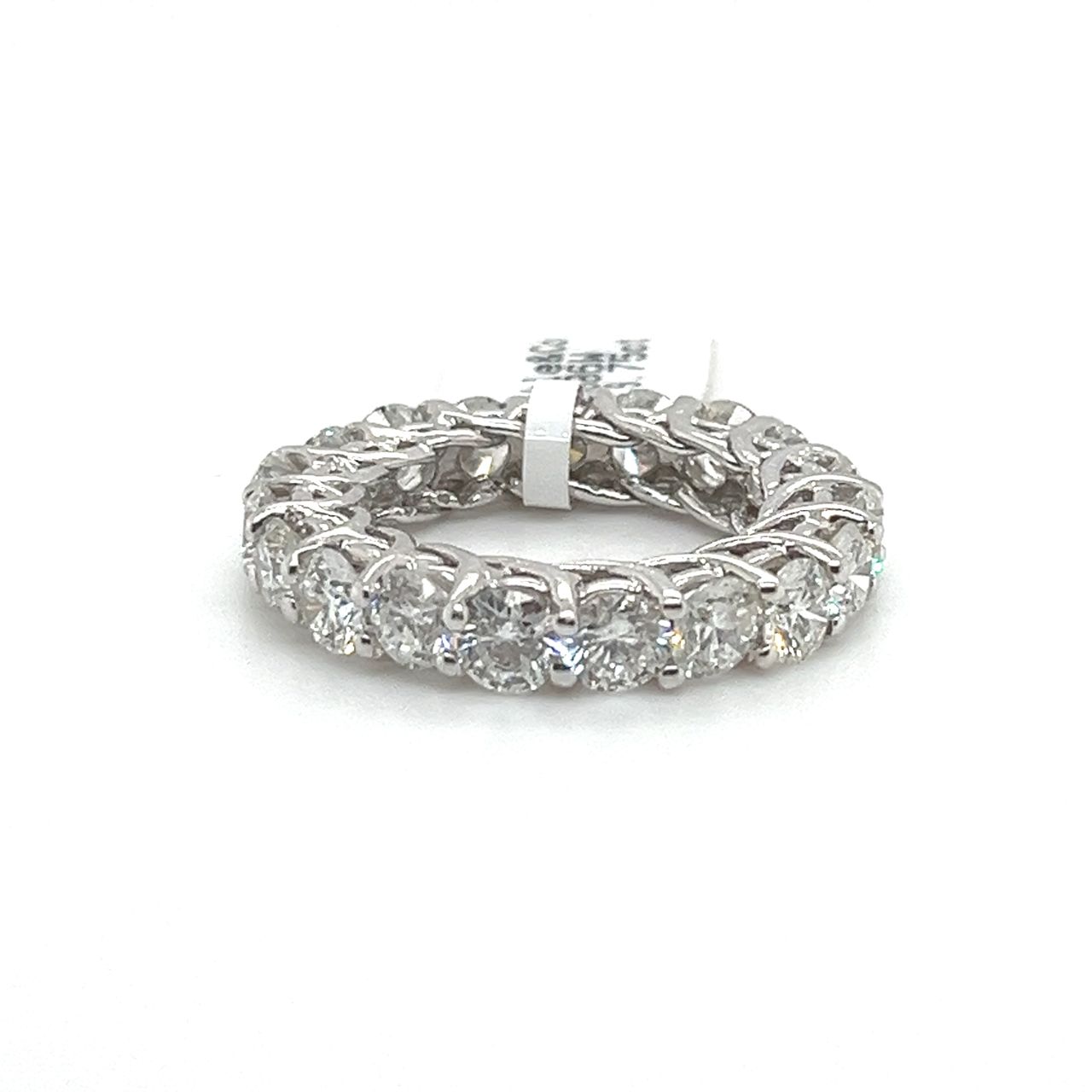 14K WHITE GOLD AND 6.75CTS NATURAL DIAMOND (RING)