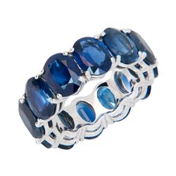 Sapphire Eternity Band