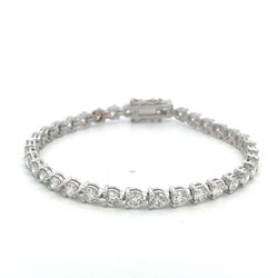 7' Tennis bracelet with 3-prong set (36) round diamonds.  D8.34ct.t.w.